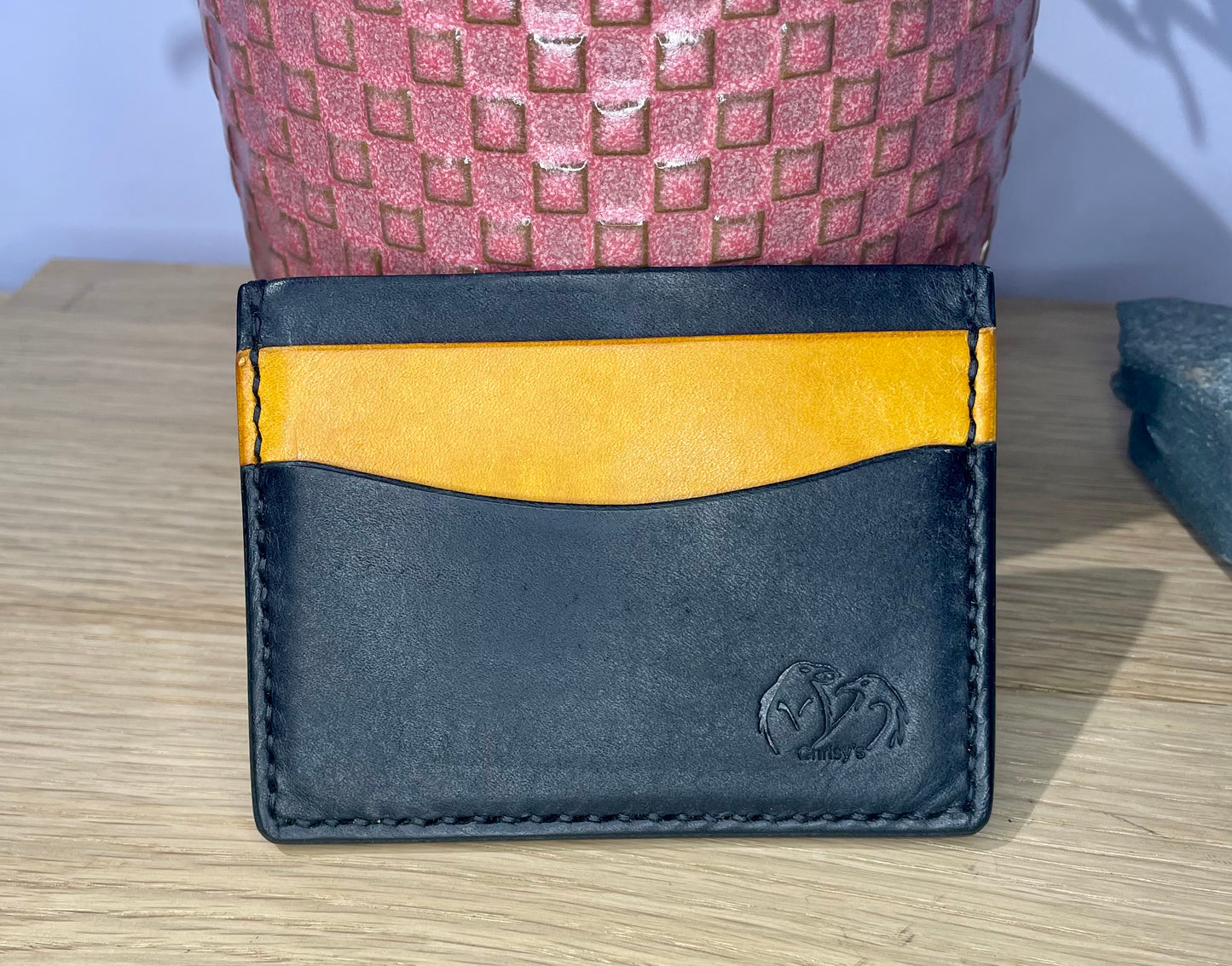 Chrisy’s Signature Collection 5 Pocket Hydra Leather Card-holder.